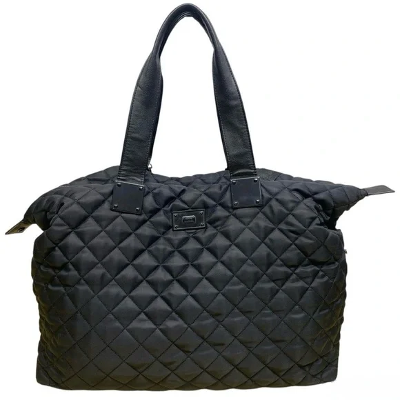 Steve Madden Bags Steve Madden Black Quilted Nylon Crossbody